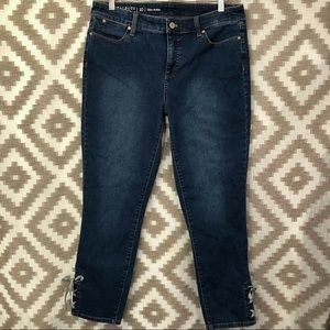 Talbots Dark Blue Ankle Jeans